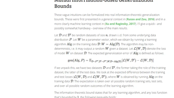 On Information Theoretic Bounds for SGD