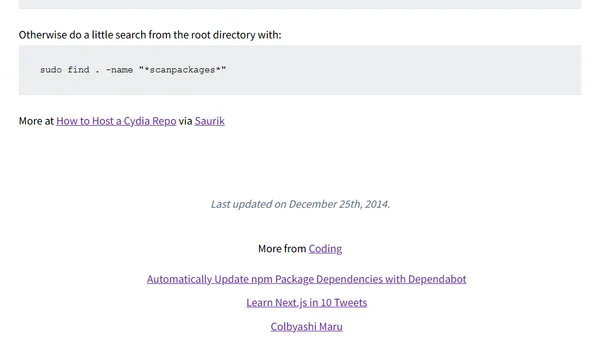 dpkg-scanpackages Stripping Name Field