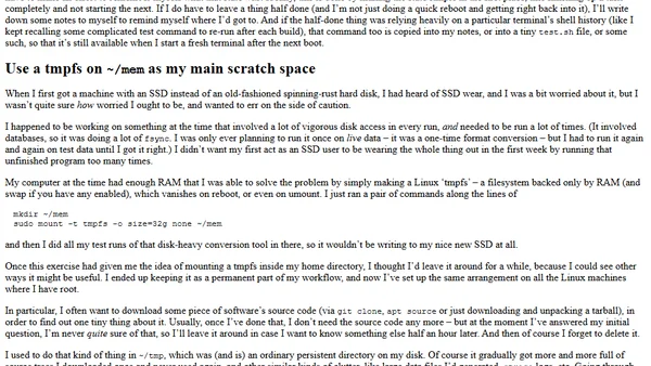 Policy of transience