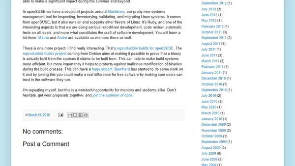 Students, join the Summer of Code!