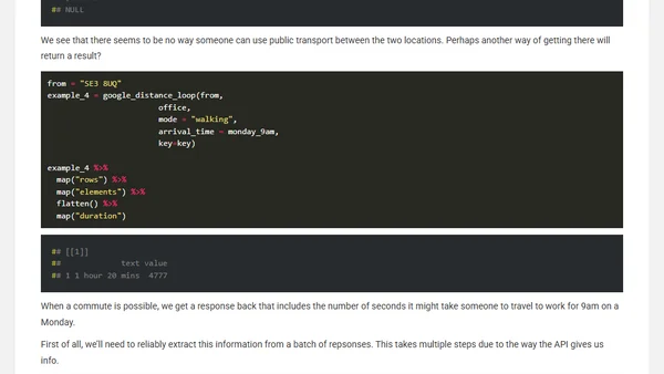 Processing complicated package outputs