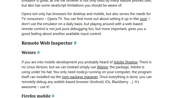 Testing your responsive site – using Ubuntu