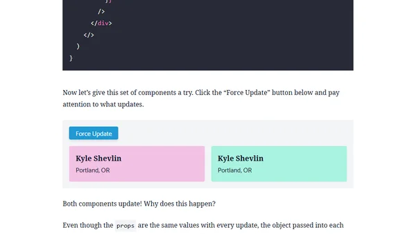 Using `React.memo` to Avoid Unnecessary Rerenders