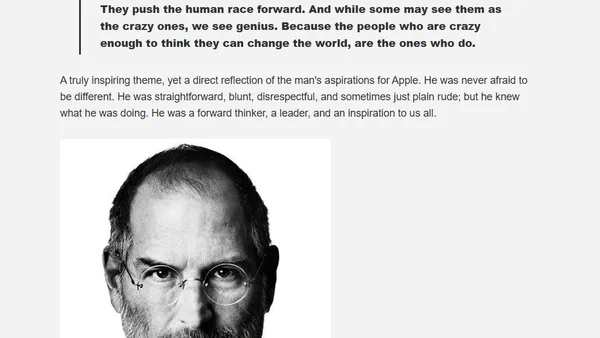 An icon has passed...