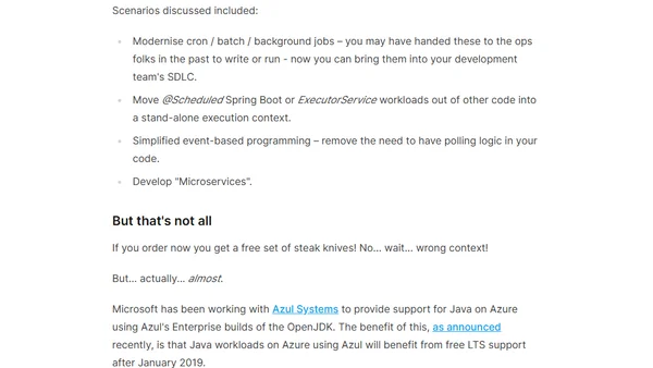 Azure Functions for Java developers