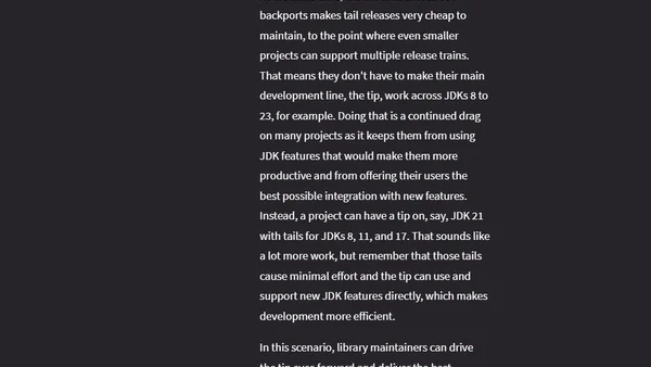 Release Your (Java) Projects Like OpenJDK With Tip & Tail - Inside Java Newscast #79