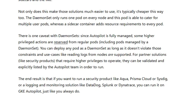 Kubernetes Nodes and Autopilot