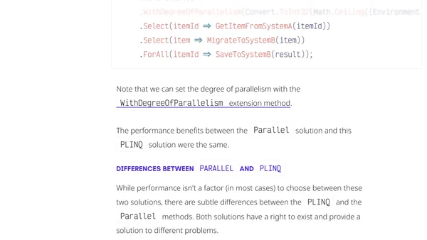 Process your list in parallel to make it faster in .NET