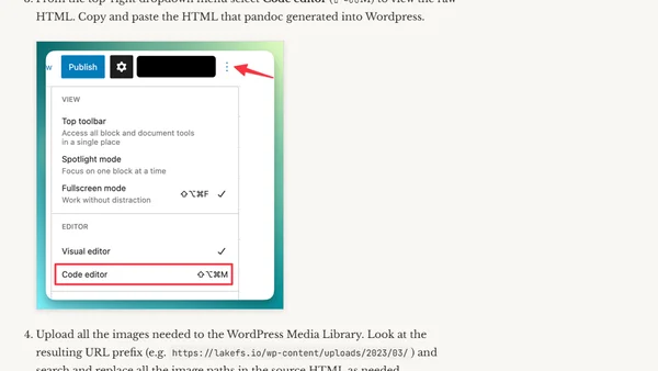 Authoring Wordpress blogs in Markdown (with Google Docs for review)