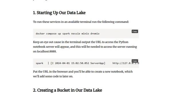 End-to-End Basic Data Engineering Tutorial (Spark, Dremio, Superset)