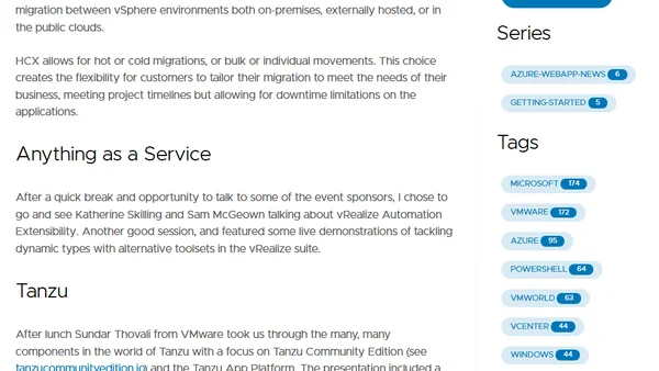 UK VMUG 2021- Live and In-Person