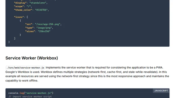 Web Apps: Vue/Parcel/Workbox