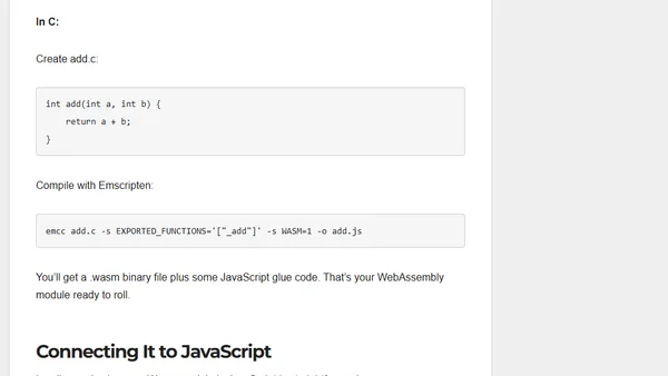 WebAssembly Is Reshaping the Web