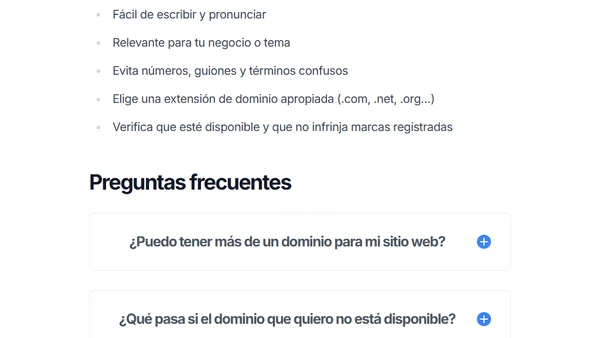 ¿Qué es un Dominio Web?