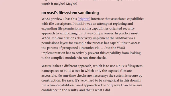 wastrel, a profligate implementation of webassembly