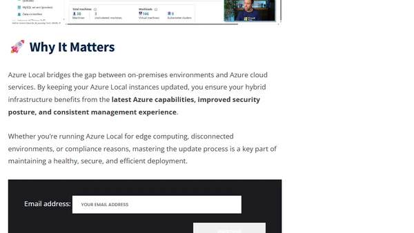 Manage Azure Local Updates