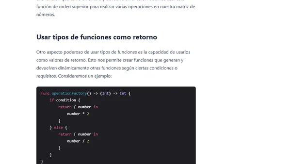 Usando funciones en Swift