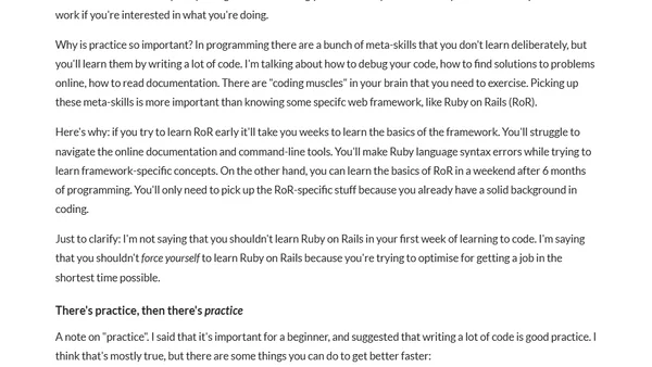 Studying programming: what to learn next?