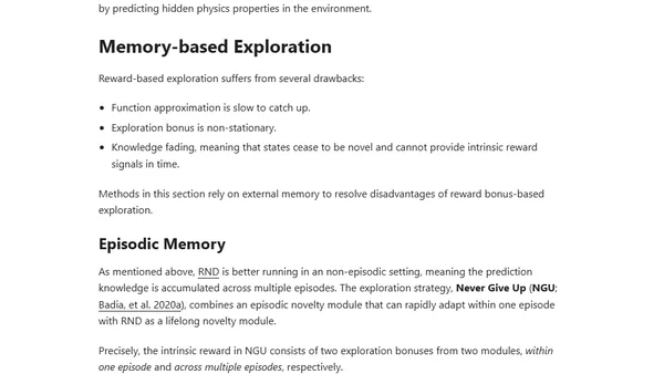Exploration Strategies in Deep Reinforcement Learning