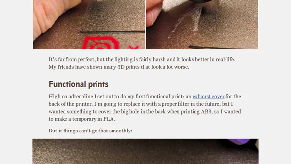 Let's build a VORON: Printing & Tuning