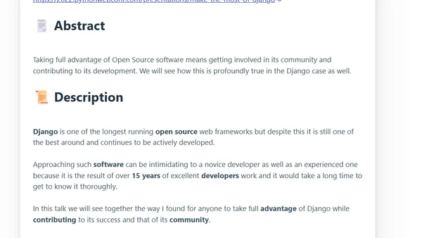 Python Web Conference 2022