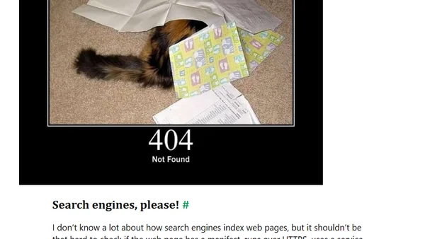 Discoverability of progressive web apps