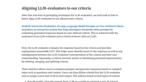 Evaluating the Effectiveness of LLM-Evaluators (aka LLM-as-Judge)