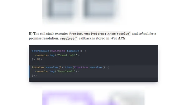 Why Promises Are Faster Than setTimeout()?