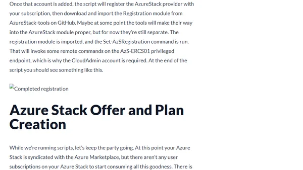 AzureStack on Azure – Part 2