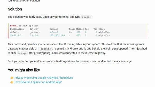 Help! My browser isn't connecting to public WiFi!
