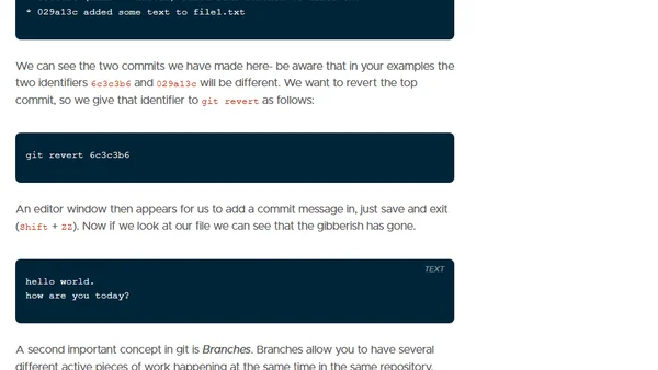 Getting Started With.... Git