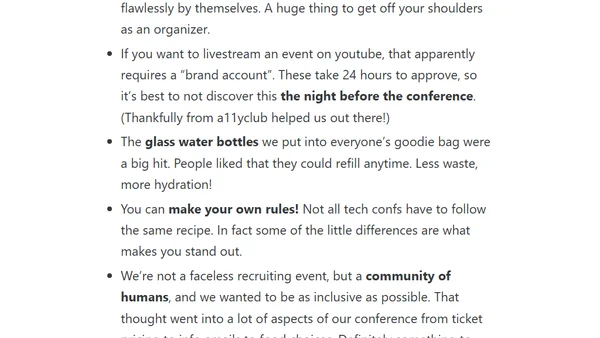 Webclerks Conference