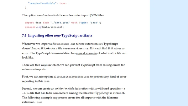 A guide to <code>tsconfig.json</code>