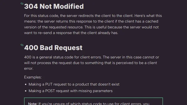 HTTP Status Codes and their meanings simplified