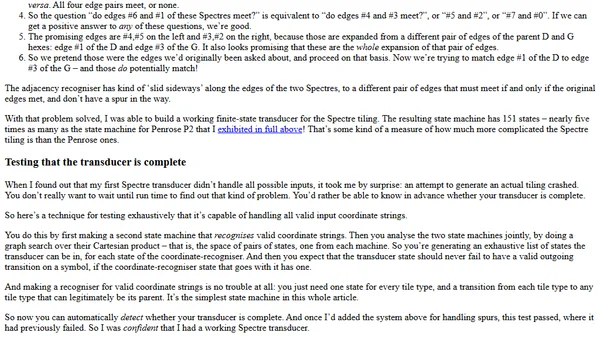 Beyond the wall: working with aperiodic tilings using finite-state transducers