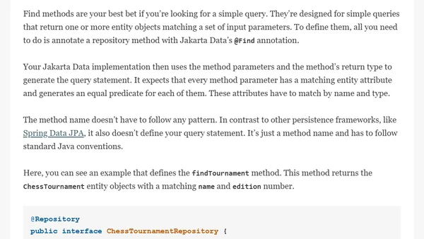 How to define a repository with Jakarta Data and Hibernate