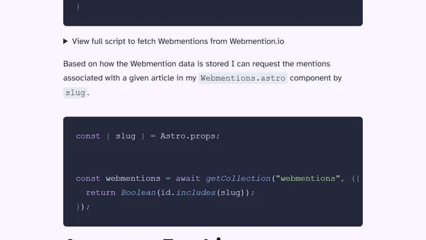 Fetch Webmentions Automatically with GitHub Actions