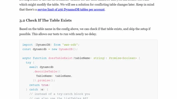 How To Remove DynamoDB Local And Test With AWS Managed DynamoDB