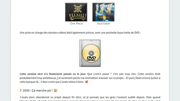 Cover Thumbnailer : après plus de 10 ans, c'est terminé ?