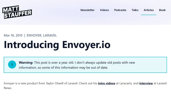 Introducing Envoyer.io