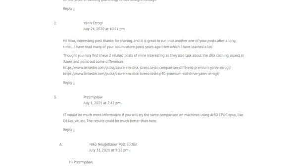 SQL Server Azure VM Disks Caching & Uncaching
