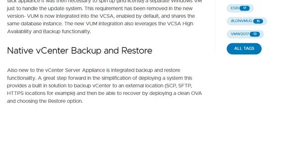 The All New vSphere 6.5