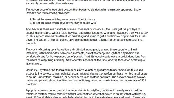 The unrealized potential of federation