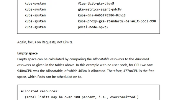 Understanding Kubernetes Node Resource Allocation