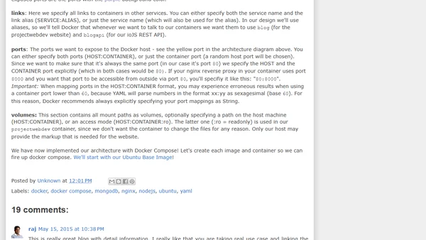 Series: How to create your own website based on Docker (Part 5 - Creating our Docker Compose file)