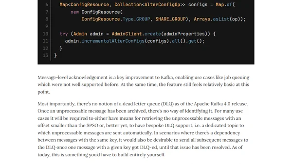Let's Take a Look at... KIP-932: Queues for Kafka!