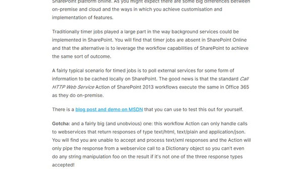 Call Web Services From Workflows on SharePoint Online