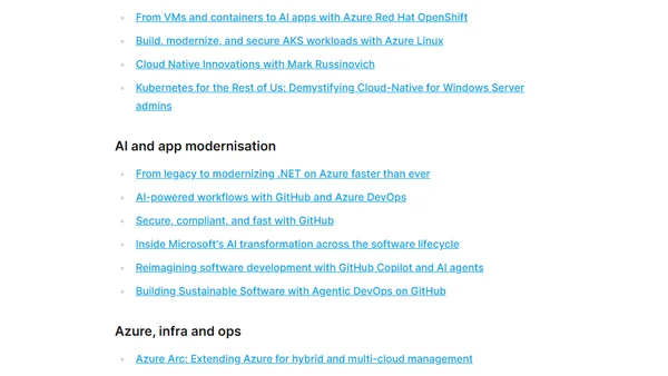 My recommended Microsoft Ignite 2025 sessions