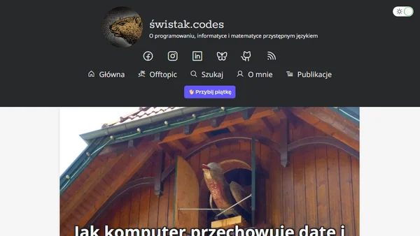 Jak komputer przechowuje datę i skąd zna aktualną?