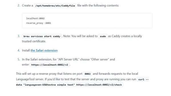 How to run LanguageTool on macOS